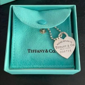 Tiffany Key Heart Necklace with XL Dogtag Chain